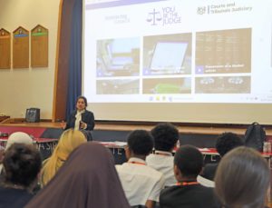 Launch of You be the Judge, Judge Sapnara